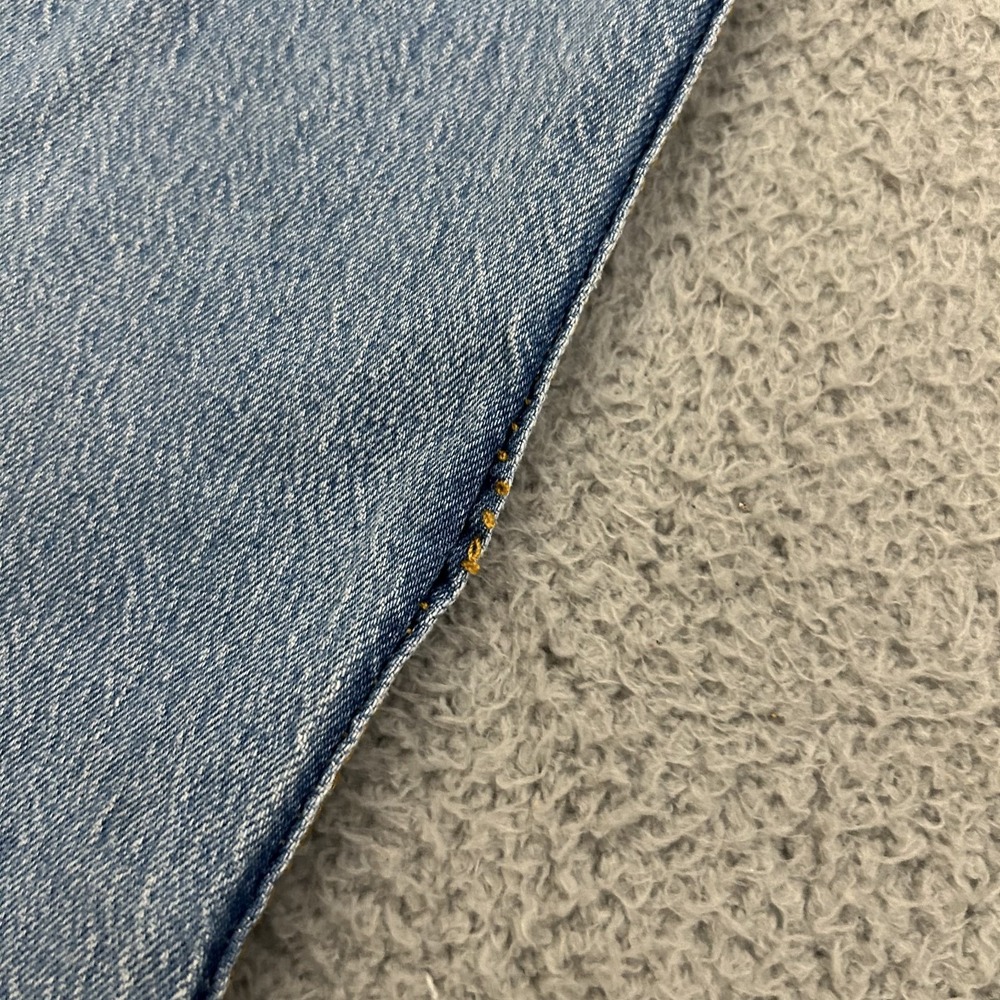 Levis Jeans Mens 34x30 Blue Denim 514 Slim Straight Light Wash Stretch American - Picture 10 of 15